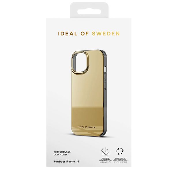 iDeal of Sweden Mirror Case Apple iPhone 15 - Gold