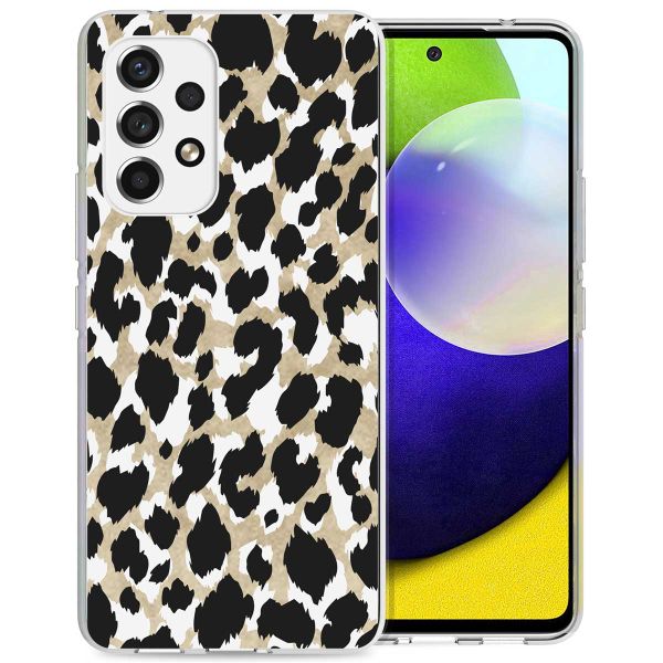 imoshion Design Hülle Samsung Galaxy A53 - Golden Leopard