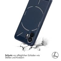 imoshion Brushed Back Cover für das Nothing Phone (2) - Dunkelblau