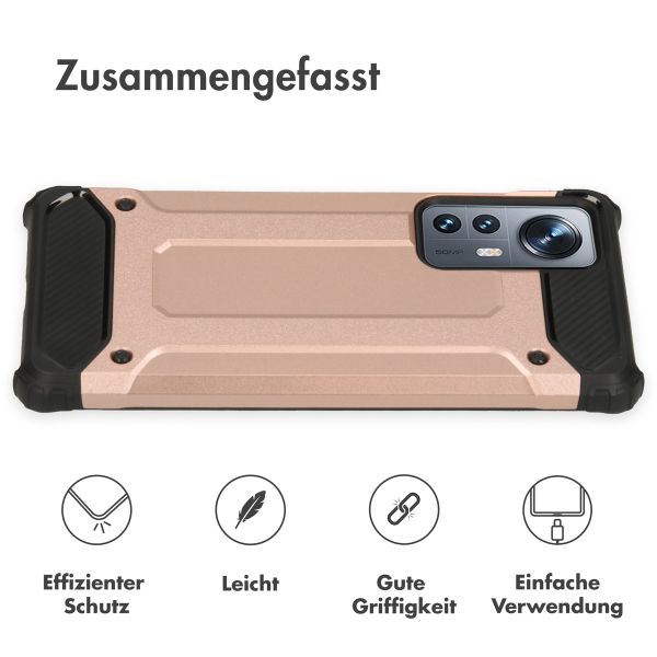 imoshion Rugged Xtreme Case Xiaomi 12 / 12X - Rosé gold