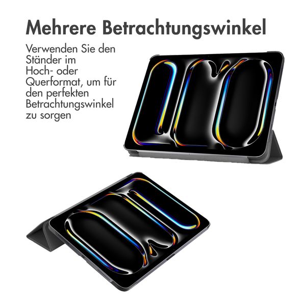 imoshion Trifold Klapphülle für das iPad Pro 11 (2024) M4 - Schwarz