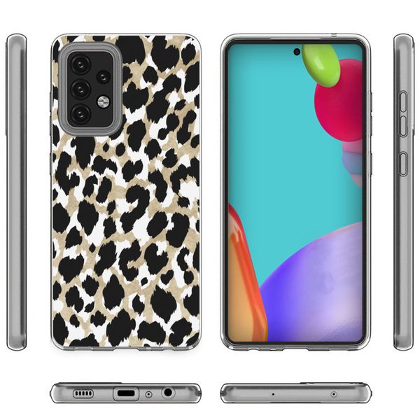 imoshion Design Hülle für das Samsung Galaxy A52(s) (5G/4G) - Leopard / Schwarz