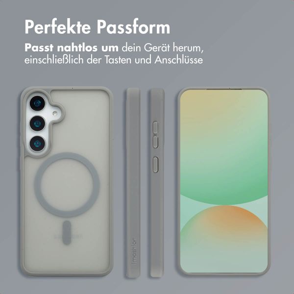 imoshion Color Guard Back Cover mit MagSafe für das Samsung Galaxy S25 Plus - Grau