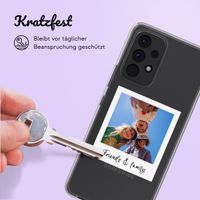 Personalisierte Hülle mit Polaroid Samsung Galaxy A54 (5G) - Transparent