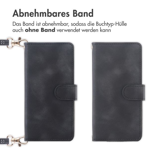 imoshion Klapphülle mit Kordel Motorola Moto G57 Power - Schwarz