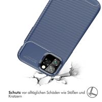 imoshion Carbon-Hülle für das iPhone 11 Pro - Blau