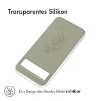 imoshion Design Hülle für das Google Pixel 8a - Floral Green