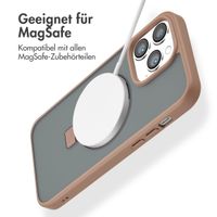 Accezz Ring Stand Backcover mit MagSafe iPhone 14 Pro Max - Braun