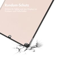 imoshion Trifold Klapphülle für das iPad 9 (2021) 10.2 Zoll / iPad 8 (2020) 10.2 Zoll / iPad 7 (2019) 10.2 Zoll - Beige