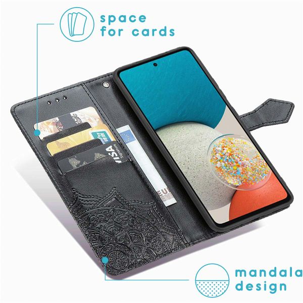 imoshion Mandala Klapphülle Samsung Galaxy A53 - Schwarz