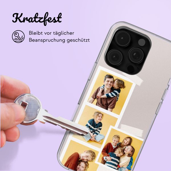 Personalisierte Hülle mit Filmrolle N°1 Apple iPhone 16 Pro - Transparent