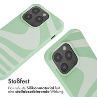 imoshion SilikonHülle design mit Band Apple iPhone 15 Pro - Retro Green