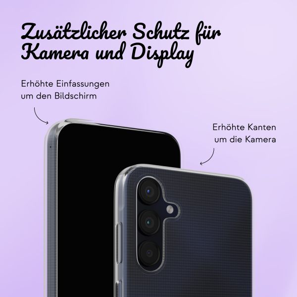 Personalisierte Hülle mit Herz Samsung Galaxy A52(s) (5G/4G) - Transparent