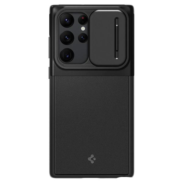 Spigen Optik Armor Kameraschieber für das Samsung Galaxy S22 Ultra - Schwarz