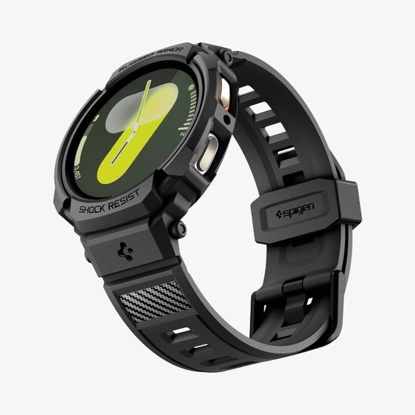 Spigen Rugged Armor™ Pro Hülle Samsung Galaxy Watch 9 / Watch 8 (40 mm) - Matte Black