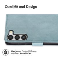 imoshion Luxuriöse Klapphülle Samsung Galaxy S23 - Hellblau