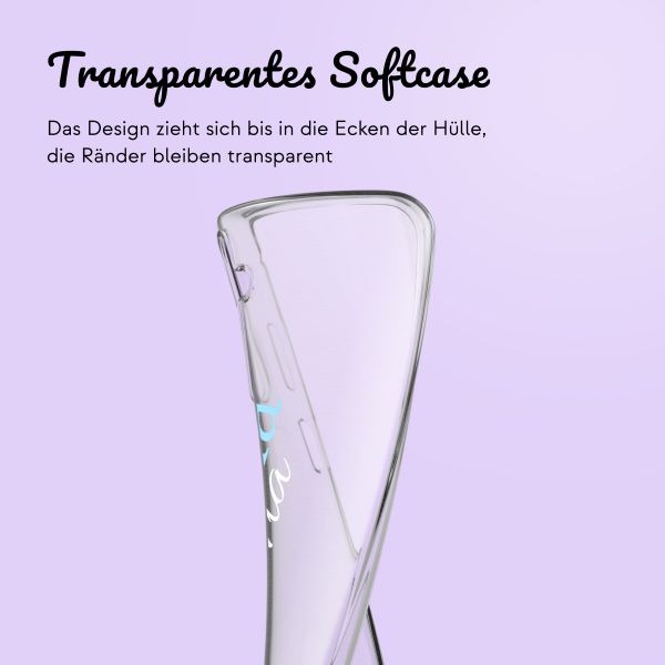 Personalisierte Hülle mit Namen Samsung Galaxy A52(s) (5G/4G) - Transparent