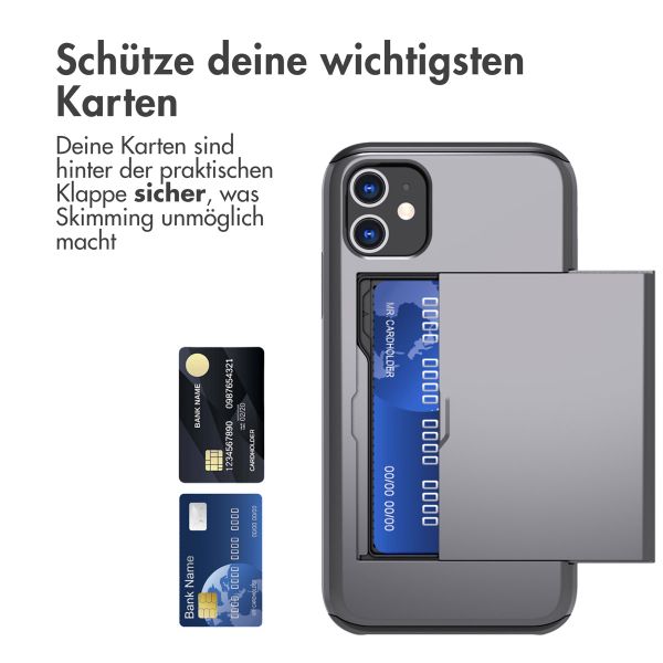 imoshion Backcover mit Kartenfach für das iPhone 11 - Grau