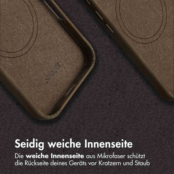 Accezz Vintage Leather Magsafe Backcover Apple iPhone 16 Pro - Rustic Brown
