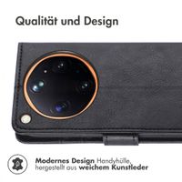 imoshion Luxuriöse Klapphülle Oppo Find X9 Ultra - Schwarz