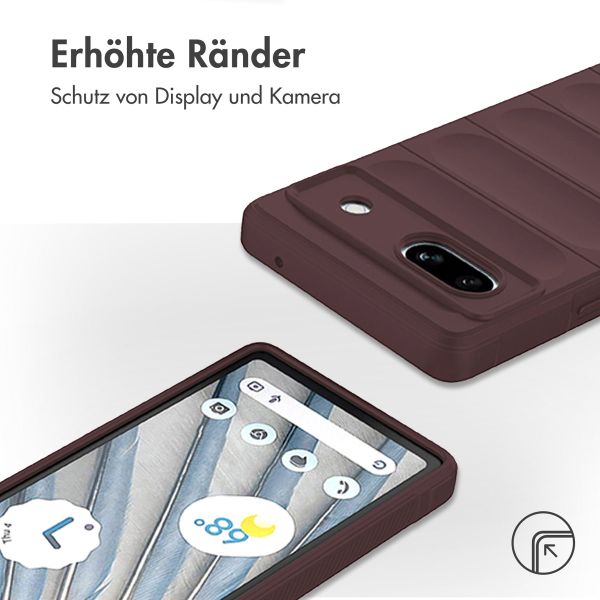 imoshion EasyGrip Back Cover für das Google Pixel 7a - Aubergine