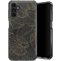 Selencia Zarya Fashion-Backcover mit zuverlässigem Schutz für das Samsung Galaxy A13 (4G) - Gold Botanic