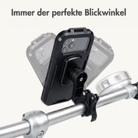 imoshion Premium Fahrrad-Handyhalterung - Spritzwassergeschützt - 360° drehbar - Universal - Schwarz