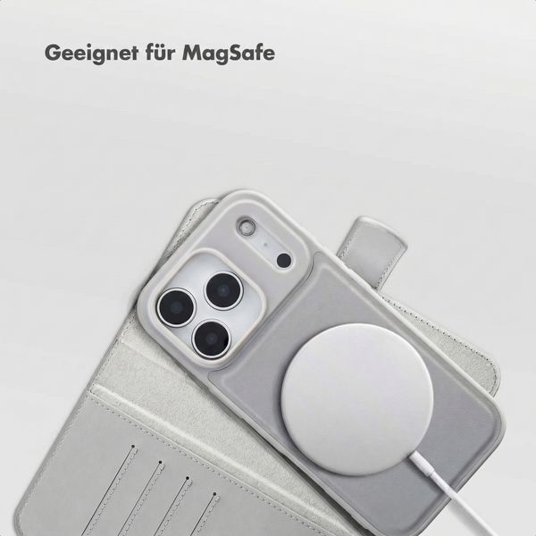 Accezz Edge abnehmbare Bookcase mit MagSafe Apple iPhone 18 Pro / 17 Pro - Grau