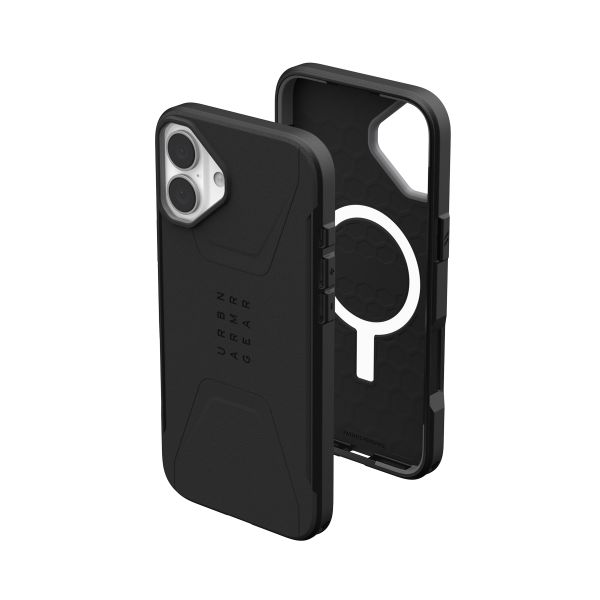 UAG Civilian Backcover MagSafe für das iPhone 16 Plus - Black