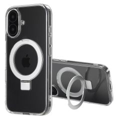 Accezz Ring Stand Backcover mit MagSafe für das iPhone 16 - Transparent