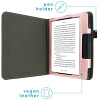 imoshion Vegan Leather Klapphülle Kobo Libra H2O - Roségold