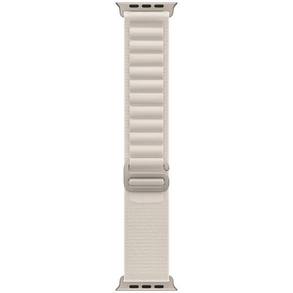 Apple Alpine Loop Band für die Apple Watch Series 1-10 / SE / Ultra (2) - 42/44/45/46/49 mm - Größe L - Starlight