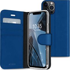 Accezz Wallet TPU Klapphülle Apple iPhone 13 Pro - Dunkelblau