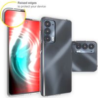 Accezz Clear TPU Backcover Motorola Edge 20 - Transparent