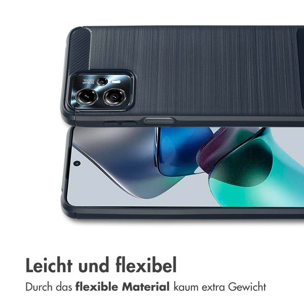 imoshion Brushed Back Cover Motorola Moto G13 / G23 - Dunkelblau