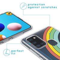 imoshion Design Hülle für das Samsung Galaxy A21s - Rainbow - Multicolor