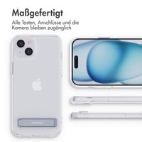 imoshion Back Cover mit Ständer für das iPhone 15 Plus - Transparent