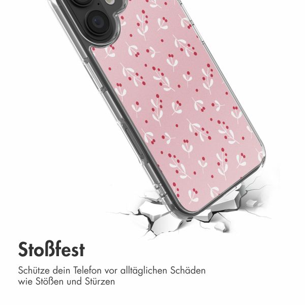 imoshion Design Hülle Apple iPhone 16 - Berries Blush