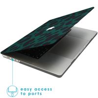 imoshion Design Laptop Cover für das MacBook Pro 16 Zoll (2021 / 2023 M3 chip / 2024 M4 chip) - A2485 / A2780 / A2991 / A3186 / A3403 - Green Leopard