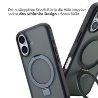 Accezz Ring Stand Backcover mit MagSafe Apple iPhone 17 - Schwarz