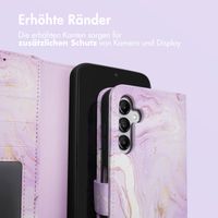 imoshion Design Klapphülle Samsung Galaxy A14 (5G/4G) - Purple Marble
