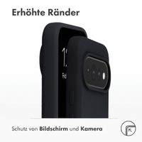 Accezz Liquid Silikoncase mit MagSafe Google Pixel 11 / 11 Pro / 10 / 10 Pro - Schwarz