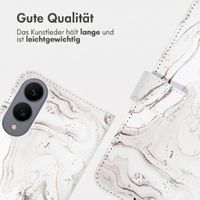 imoshion Design Klapphülle Samsung Galaxy S25 Edge - Sandy Marble