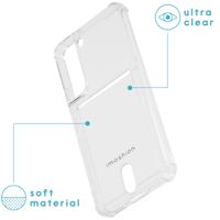 imoshion Soft Case Back Cover mit Kartenfach für das Samsung Galaxy S22 - Transparent