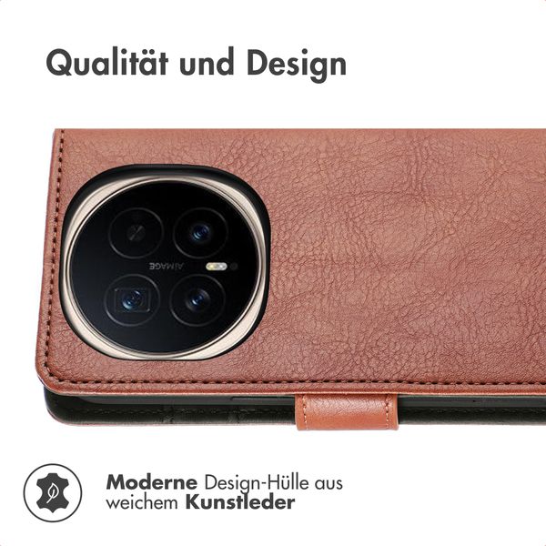 imoshion Luxuriöse Klapphülle Honor Magic8 Pro - Braun