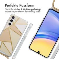 imoshion Design Hülle mit Band Samsung Galaxy A16 - Beige Graphic