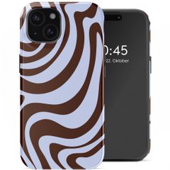 Selencia Vivid Rückabdeckung mit MagSafe Apple iPhone 15 - Dream Swirl Chocolate