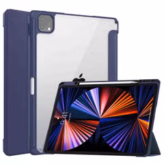imoshion Trifold Hardcase Klapphülle Apple iPad Pro 12.9 (2018/2020/2021/2022) - Dunkelblau