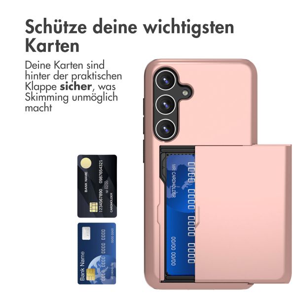 imoshion Backcover mit Kartenfach Samsung Galaxy S24 Plus - Rosé gold