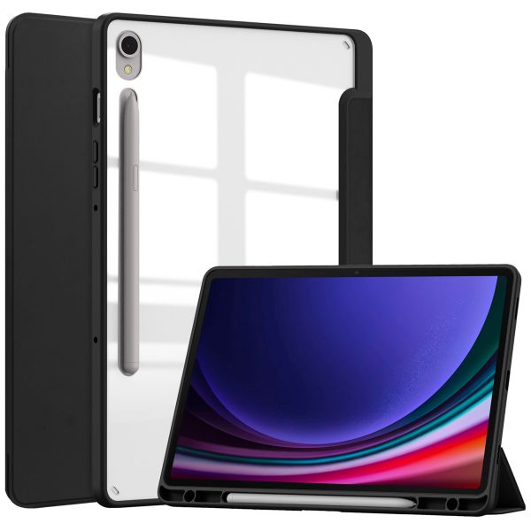 imoshion Trifold Hardcase Klapphülle für das Samsung Galaxy Tab S9 11.0 Zoll - Schwarz